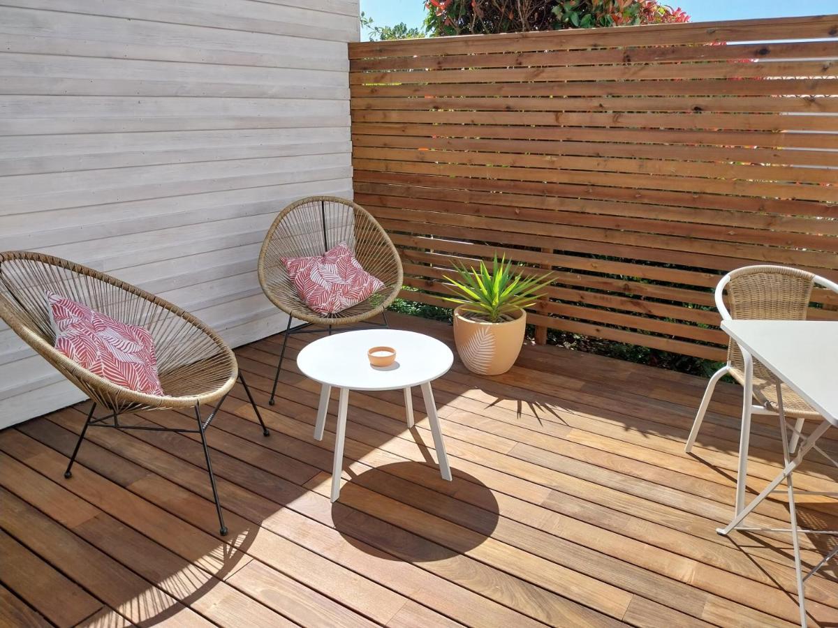Studio Cocon Enea Bidart, Terrasse Et Parking Zewnętrze zdjęcie