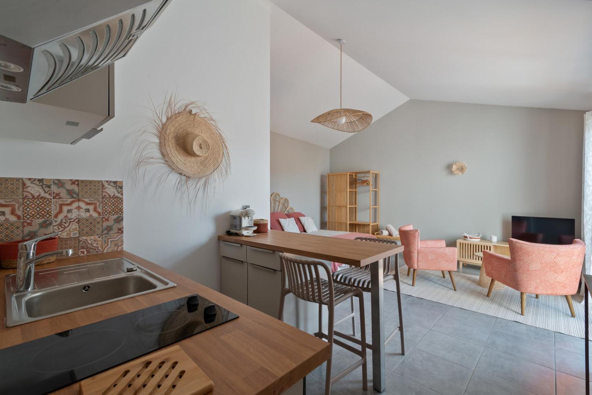 Studio Cocon Enea Bidart, Terrasse Et Parking Zewnętrze zdjęcie